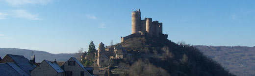 Il ne fait pas toujours gris à Najac ;)