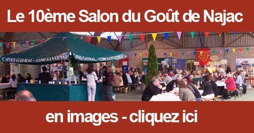 Le 10ème salon du goût à Najac