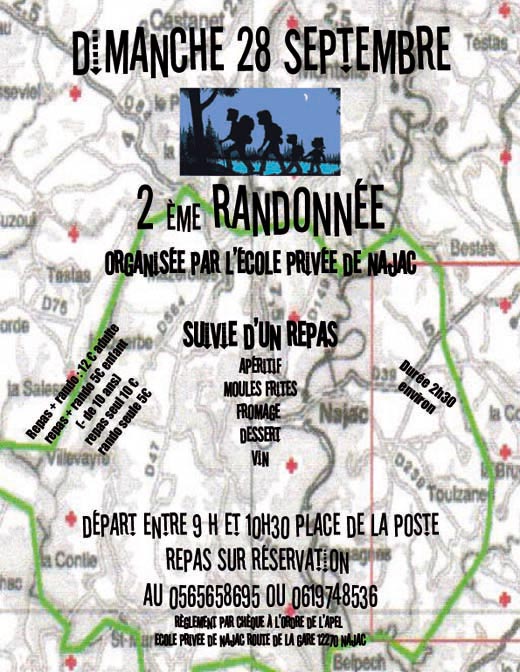 Randonnée de l&rsquo;école privée